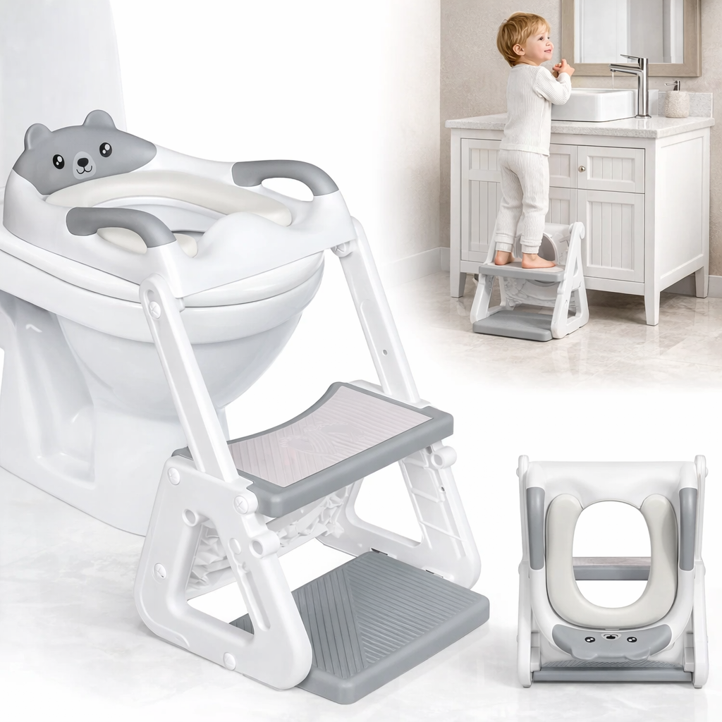 2-IN-1 Potty Training Seat with Step Stool