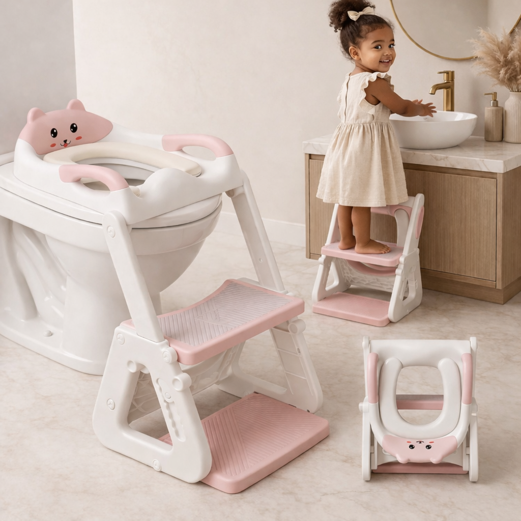 2-IN-1 Potty Training Seat with Step Stool