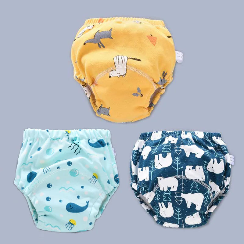 3- Pack Gentle Training Underwear For Sensitive Skin
