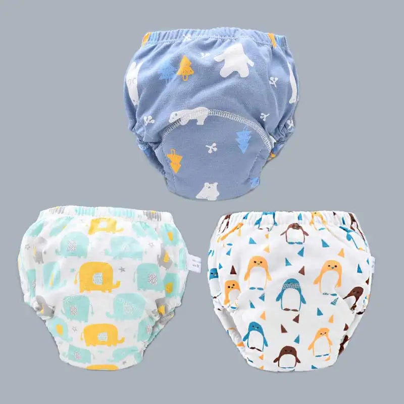 3- Pack Gentle Training Underwear For Sensitive Skin