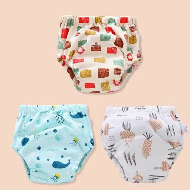 3- Pack Gentle Training Underwear For Sensitive Skin