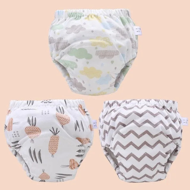 3- Pack Gentle Training Underwear For Sensitive Skin