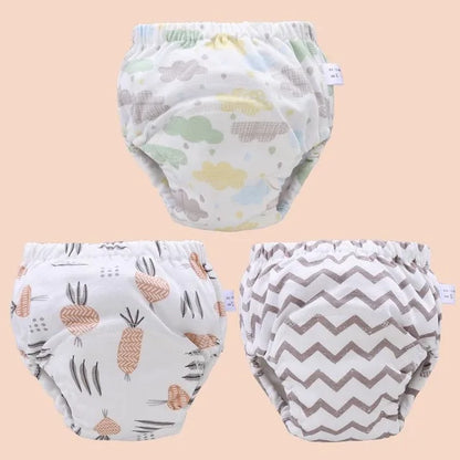 3- Pack Gentle Training Underwear For Sensitive Skin