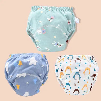 3- Pack Gentle Training Underwear For Sensitive Skin