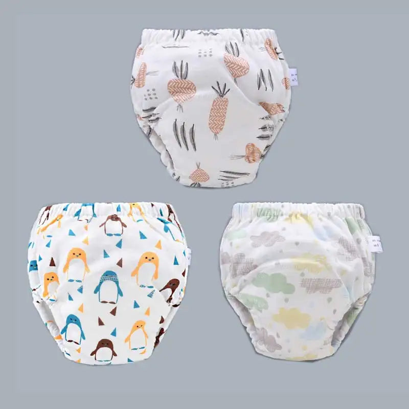 3- Pack Gentle Training Underwear For Sensitive Skin