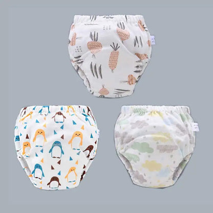 3- Pack Gentle Training Underwear For Sensitive Skin