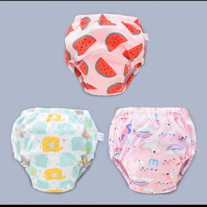 3- Pack Gentle Training Underwear For Sensitive Skin