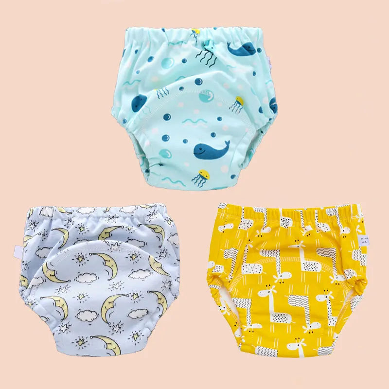 3- Pack Gentle Training Underwear For Sensitive Skin